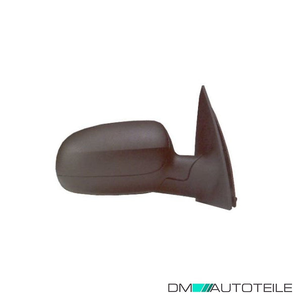 Außenspiegel rechts kpl. mech. schwarz passt für Opel Corsa C, Corsa C Kasten