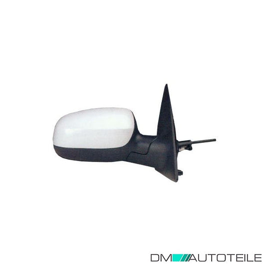Außenspiegel rechts kpl. grundiert mech. passt für Opel Corsa C, Corsa C Kasten