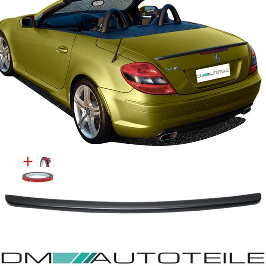 Kofferraumspoiler Heckspoiler Schwarz Matt Spoiler passend für Mercedes SLK R171 auch AMG 04-11