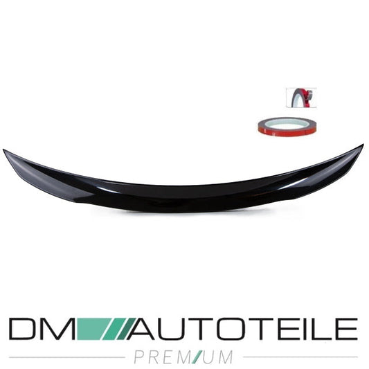 Set Heckspoiler Kofferaum Schwarz Glanz lackiert passt für Mercedes CLA W118 ab 2019 +3M