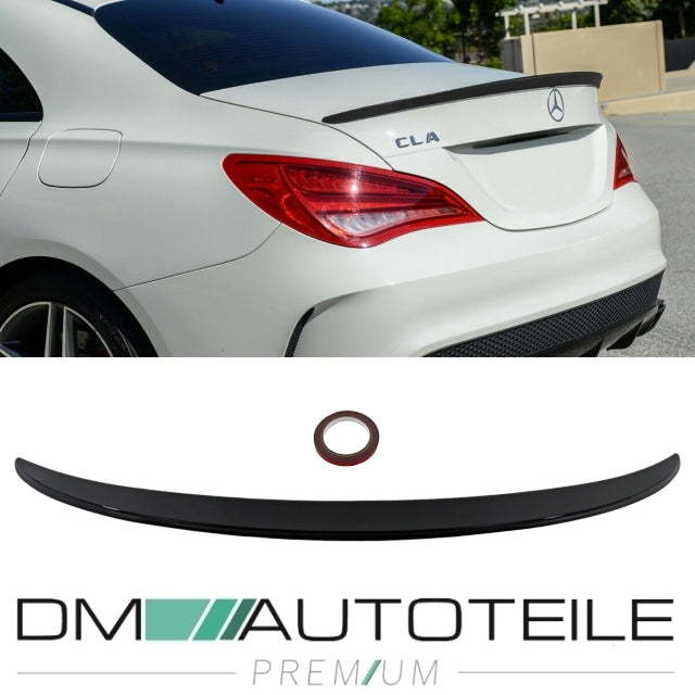 Set Kofferraumspoiler Heckspoiler Spoiler schwarz glanz passt für Mercedes CLA C117