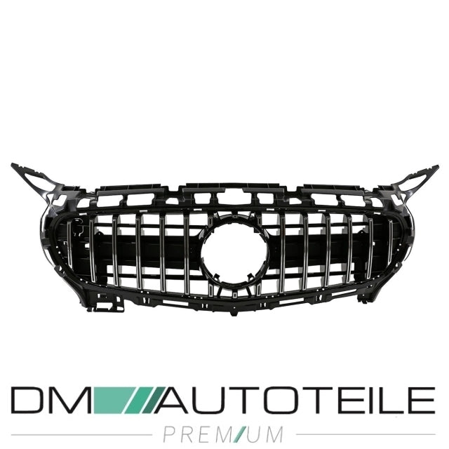 Kühlergrill Frontgrill Schwarz Chrom passt für Mercedes Benz AMG GT C190 R190 Bj 14-17 zweitürig