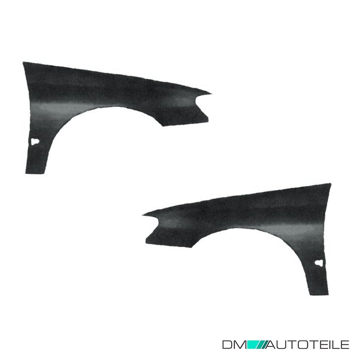 Kotflügel SET rechts+links vorne mit Blinkerloch für Peugeot 406 + Break 99-04