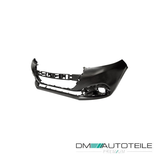 Stoßstange vorne schwarz lackierfähig passt für Peugeot 208 Facelift ab 06/2015