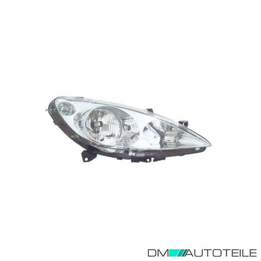 Hauptscheinwerfer links H7/H1 ohne Motor passt für Peugeot 307 Break 01-05