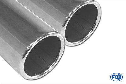 Jaguar S-Type R Endschalldämpfer rechts/links Ø63,5mm - 2x60 Typ 12 rechts/links