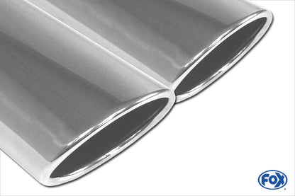 Audi A8 Typ 4E - S8-Optik Endschalldämpfer rechts/links Ø70mm - 2x88x74 Typ 32 rechts/links (S8-Optik)