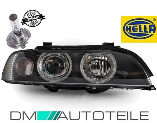 Set Facelift Hella Scheinwerfer rechts Celis passt für BMW E39 Bj 00-03+ 1x H7 Birne