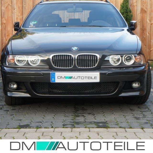 SET HELLA Angel Eyes Scheinwerfer Schwarz RECHTS LINKS Halogen für BMW 5er E39