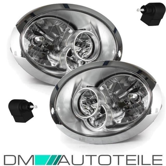 Mini Cooper R50 R52 R53 Scheinwerfer Set Links Rechts 04-06 Facelift inkl. Motor