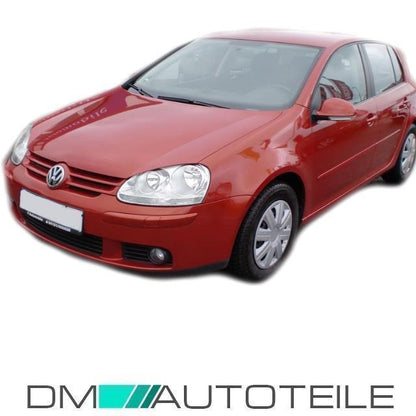 Scheinwerfer Links Chrom Halogen H7/H7 + LWR passt für VW Golf 5 Jetta 05-10