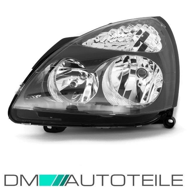 Renault Clio II Scheinwerfer links schwarz Bj 01-05 H7/H1 VR6 Design