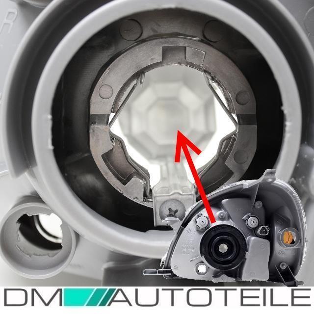 Set Toyota Yaris Scheinwerfer H4 Rechts & Links Bj 99-02 + Motor + 2x H4 Birnen