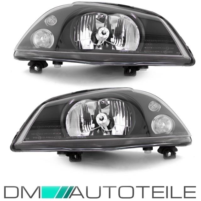 Set Seat Ibiza 6L Cordoba Scheinwerfer RE+LI Schwarz Bj 02-08 für LWR H4