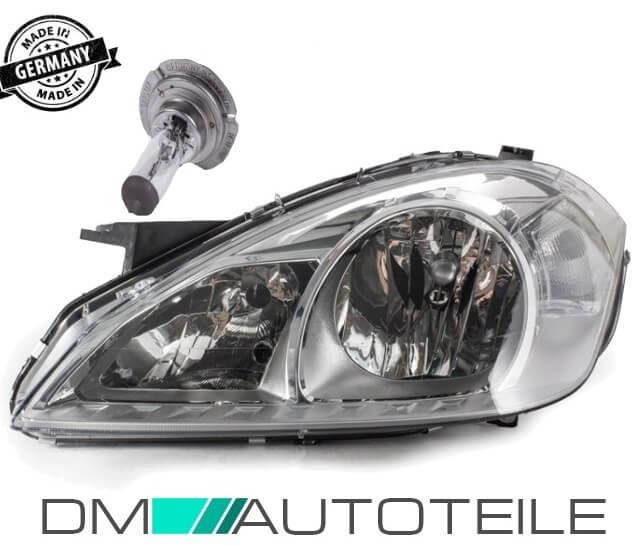 Set Mercedes A Klasse W169 Scheinwerfer Links Bj 08-12 Pneumatisch H7/H7 +H7 Birne