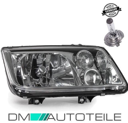 Scheinwerfer rechts mit Nebellampe H4/H3 +1x H4 passt für VW Bora ab 1998-2005