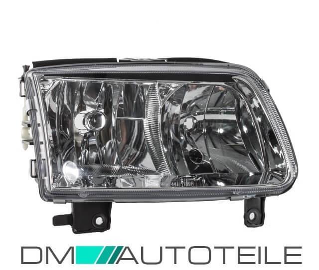 Scheinwerfer Klarglas H7/H1 Rechts passt für VW Polo 6N2 ab 1999-2001