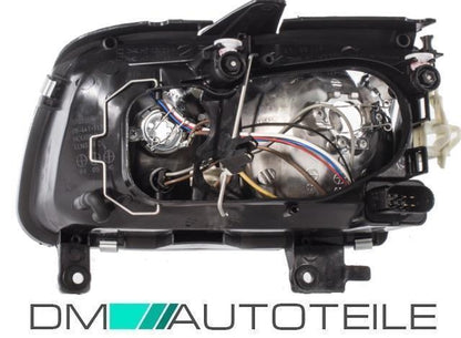 Scheinwerfer Klarglas Links Frontblinker + Birnen passt für VW Polo 6N2 ab 99-01