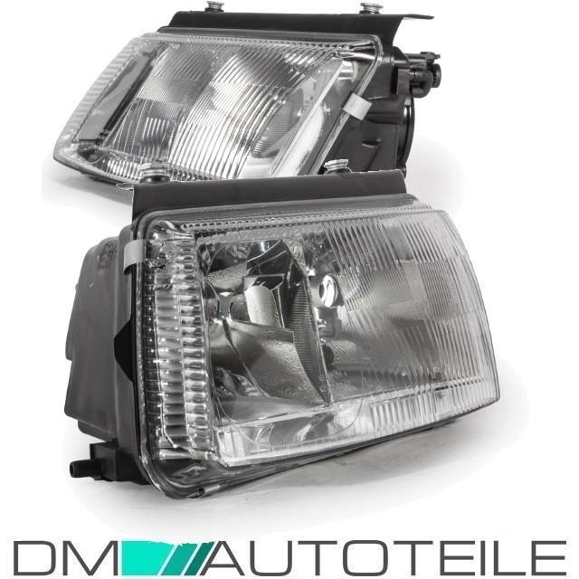 Scheinwerfer Links mit Nebel für LWR H7/H4 + 1x H7 Birne passt für VW Passat 3B ab 1996-2000