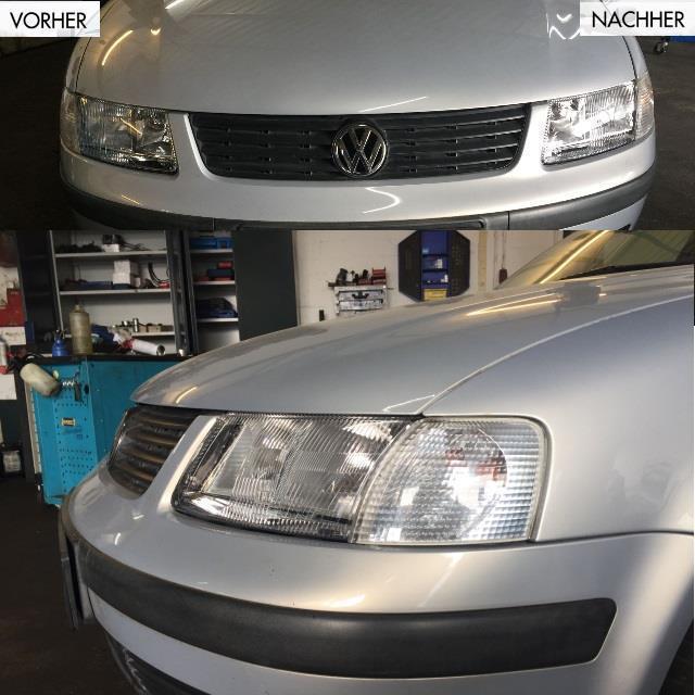 Scheinwerfer SET für LWR mit Nebelscheinwerfer H7/H4 passt für VW Passat 3B ab 97-00