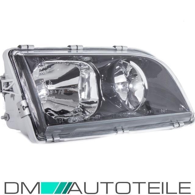 Volvo V40 S40 Scheinwerfer rechts Schwarz Facelift Bj 00-04 Fassung H7/H7