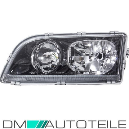 Volvo V40 S40 Scheinwerfer links Schwarz Facelift Bj 00-04 Fassung H7/H7