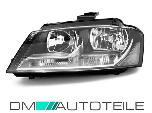 Audi A3 8P 8PA Scheinwerfer Links Klarglas Facelift 08-12 H7/H7 +Tagfahrlicht