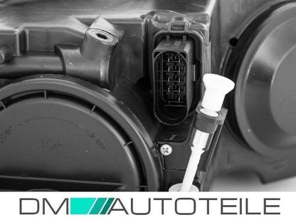 Audi A3 8P 8PA Scheinwerfer Links Klarglas Facelift 08-12 H7/H7 +Tagfahrlicht