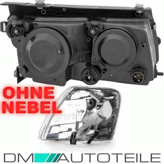 Scheinwerfer links für LWR H7/H1 ohne Nebel passt für VW Passat 3B ab 97-00
