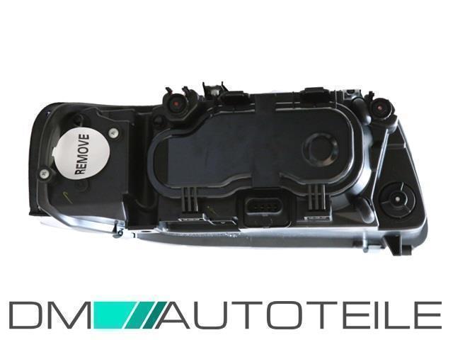 Set Audi A3 8L 8L1 Klarglas Scheinwerfer RE+LI 00-03 H7/H1 + Xenon Look Birnen H7