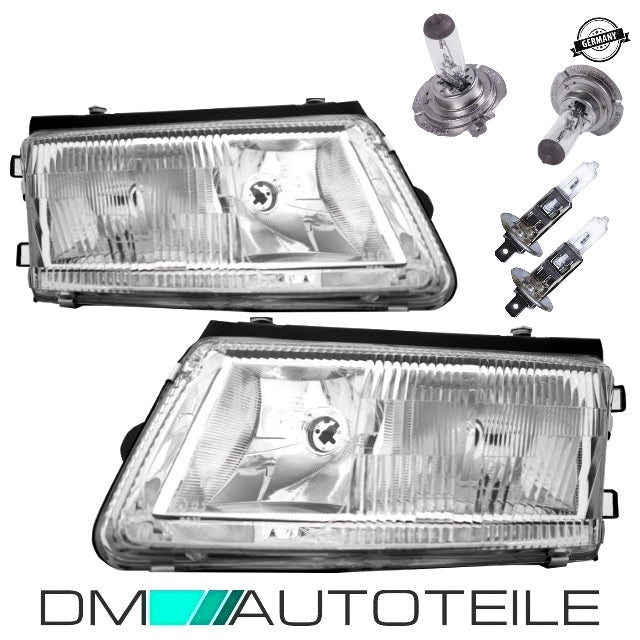 Scheinwerfer Rechts Links ohne Nebel passt für VW Passat 3B ab 1996-2000