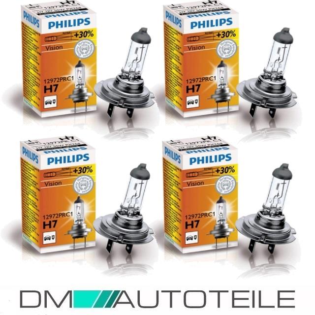 Scheinwerfer SET für LWR H7/H7 + 4x Philips Birnen passt für Set VW Passat 3BG ab 2000-2005