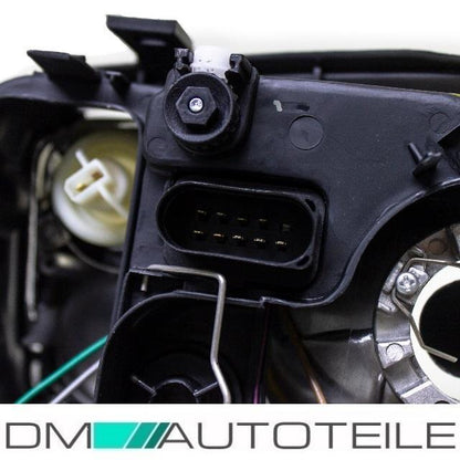 Set Scheinwerfer Klarglas für LWR H4 ohne Nebel passt für VW Bora 1J 98-05