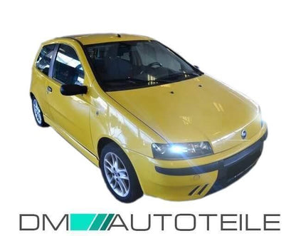 Set Fiat Punto 188 Scheinwerfer Rechts & Links 99-03 Schwarz H1/H1 +  Birnenpaket