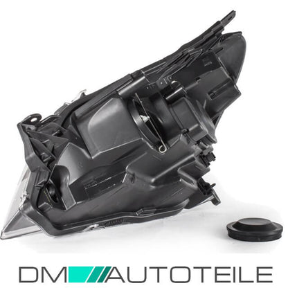 Set Opel Astra H Scheinwerfer RE+LI Schwarz Bj 04-10 H7/H1+ Stellmotoren +4x H7 Philips Birnen