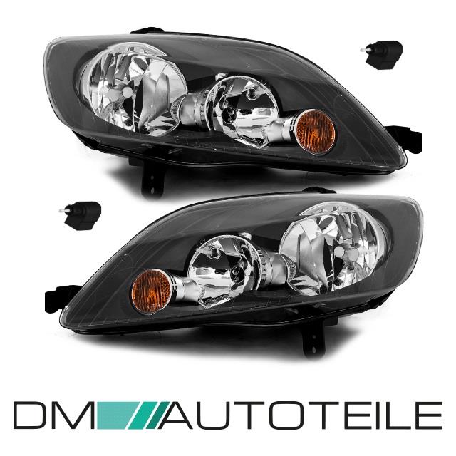 Scheinwerfer SET Rechts Links H7/H7 Klarglas + Motor passt für Golf Plus 05-09