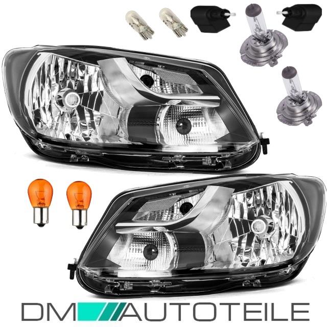 Scheinwerfer SET + Birnen SET passt für VW Touran GP2 Facelift 1T3 Caddy 10-13