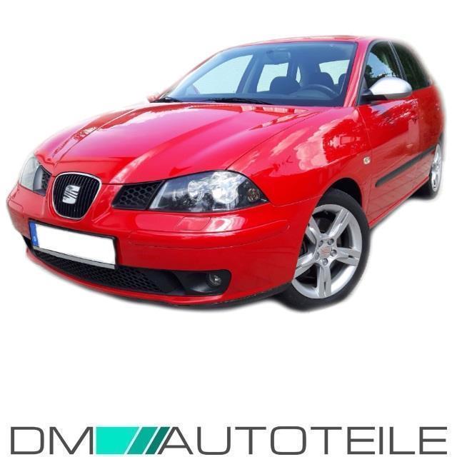Seat Ibiza 6L Scheinwerfer Rechts 02-06 H7 H3 Schwarz