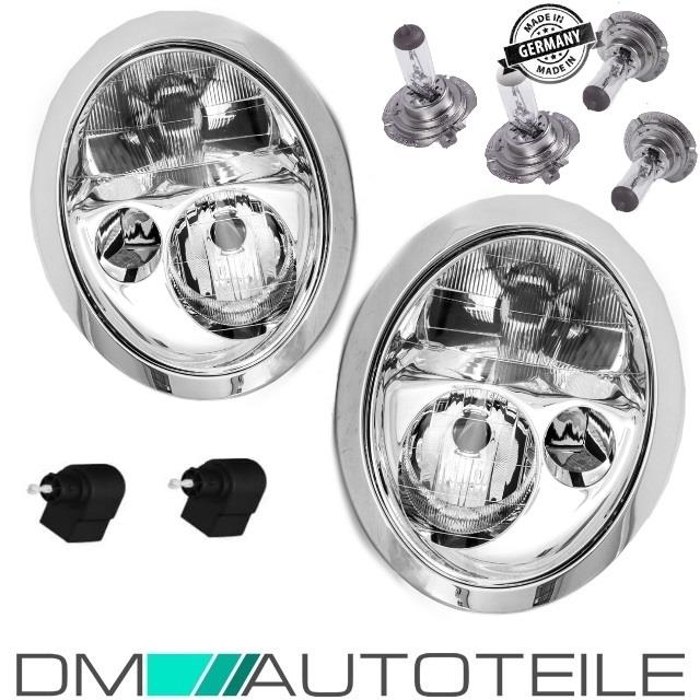 Mini Cooper R50 R52 R53 Scheinwerfer Links Rechts H7/H7 +BIRNEN+EINBAUFERTIG -04