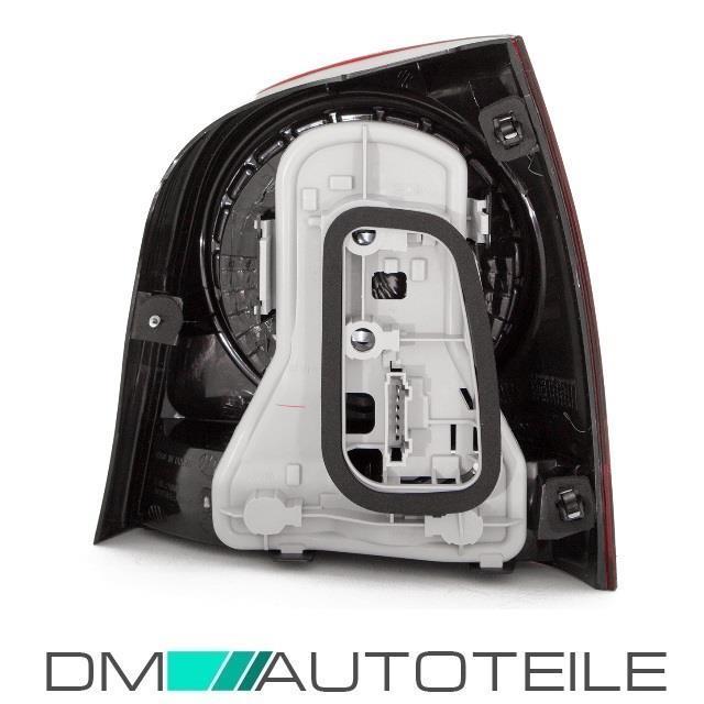 Hekleuchten SET Klarglas Rot + Birnen Paket passt für VW Polo 9N3 9N ab 05-09