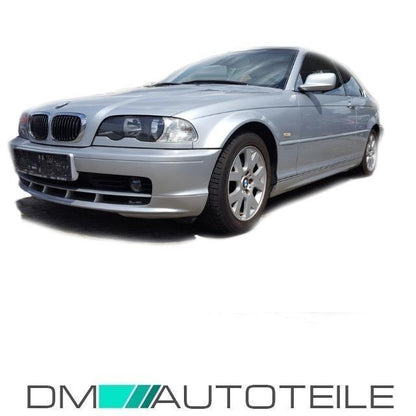 SET SCHEINWERFER 99-01 Rechts & Links Schwarz +Blinker passt für BMW 3er E46 Coupe Cabriolet