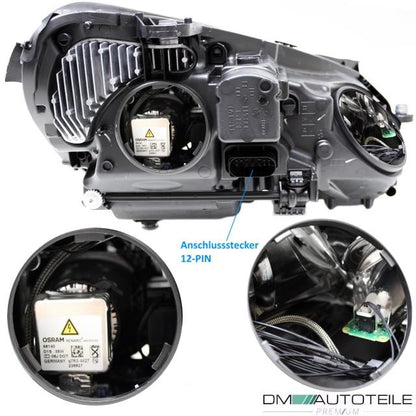 SET Hella BI-Xenon Scheinwerfer SET Links & Rechts passend für Mercedes E-Klasse W212 S212 09-13 + Kurvenlicht