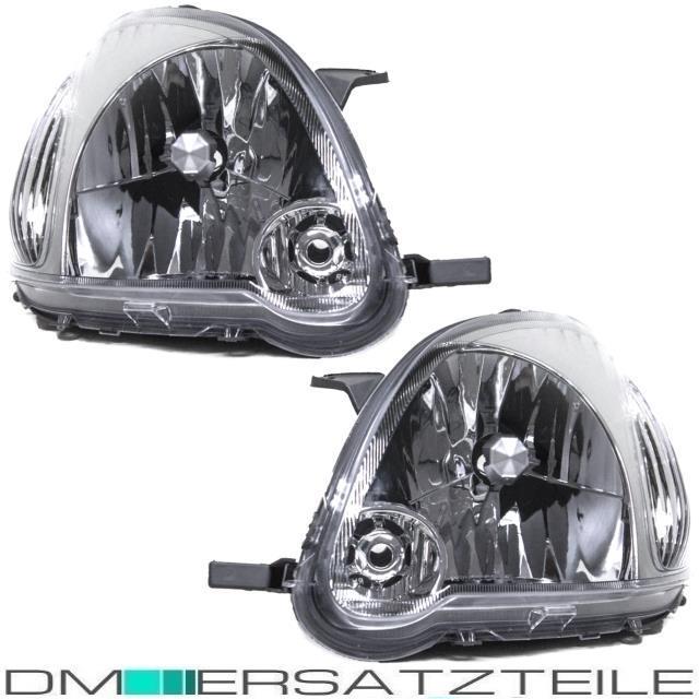 Set Toyota Yaris P1F Scheinwerfer links+rechts Bj 03-05 H4 Valeo System