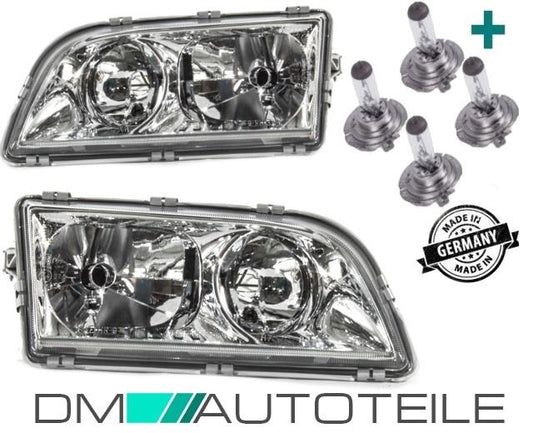 Set Volvo V40 S40 Scheinwerfer Rechts & Links Bj 00-04 Facelift H7/H7 + 4x H7 Birnen