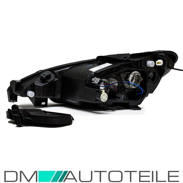 Set Peugeot 206 Klarglas Scheinwerfer Rechts & Links 98-07 + Birnen Komplett