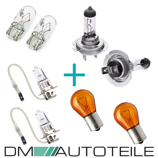 Scheinwerfer SET + Birnen H7/H3 Leuchtmittel passt für Seat Ibiza 6L1 6L2 ab 2002-2008