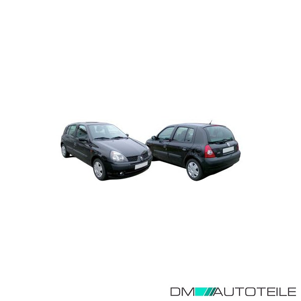 Außenspiegel rechts kpl. konvex mech. schwarz passt für Renault Clio II