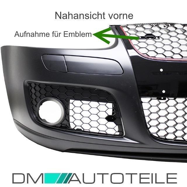 Stoßstange Vorne aus ABS ZUBEHÖR SET passt für VW Golf 5 + Wabengrill –  Tuning King