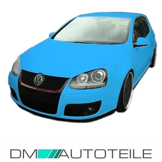 Scheinwerfer SET SCHWARZ Komplett SET + VOLL LED Rückleuchten passt für Golf 5
