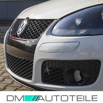 STOßSTANGE Vorne SET + GITTER + ZUBEHÖR KOMPLETT + ABE für VW Golf 5 V UMBAU GTI
